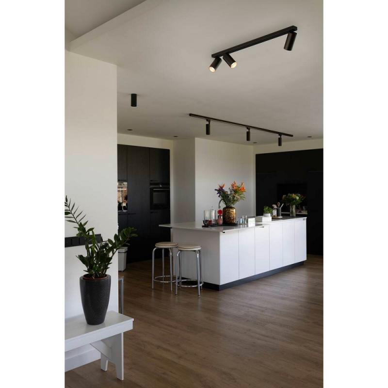 SLV 1007735 KAMI Deckenaufbauleuchte 3x max. 10W GU10 schwarz/gold