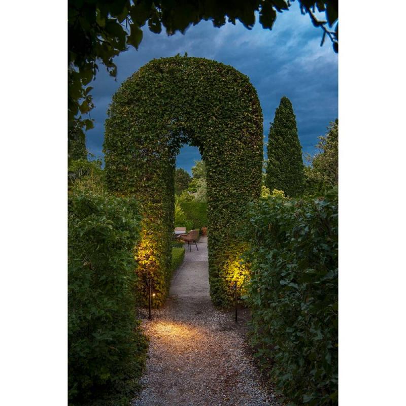 SLV 1007869 HELIA SLIM Pole double Elegante Wegeleuchte schwarz schwenkbarer Leuchtkopf