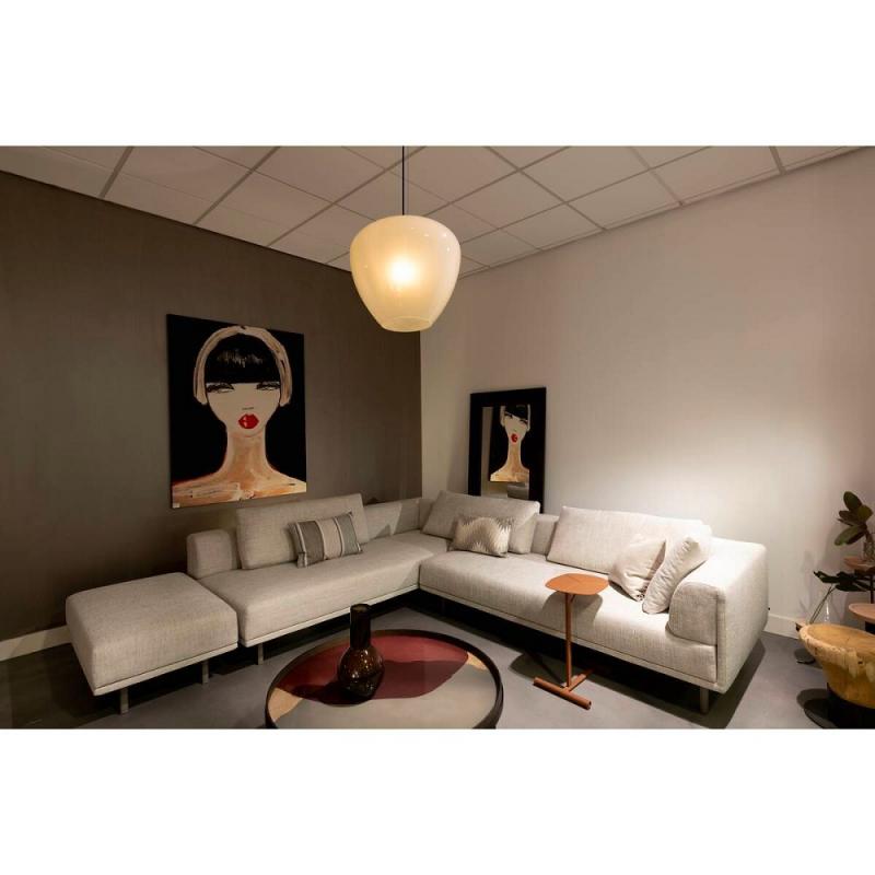 SLV 1007878 PANTILO CONVEX 40 Große Glas Pendelleuchte weiß