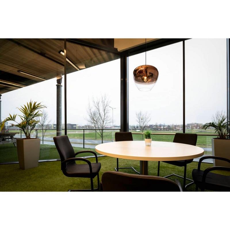 SLV 1007877 PANTILO CONVEX 40 Große Glas Pendelleuchte gold