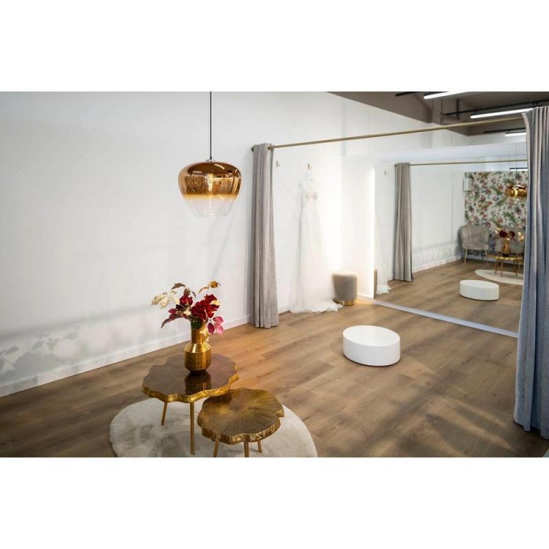 SLV 1007877 PANTILO CONVEX 40 Große Glas Pendelleuchte gold