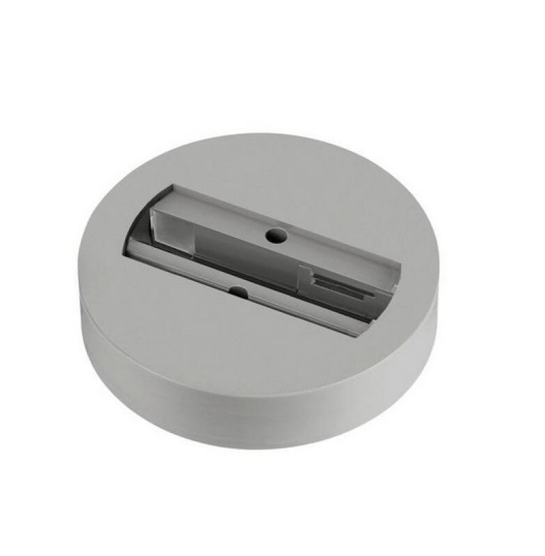 SLV 1007928 Deckenrosette für 1-Phasen-Adapter, grau
