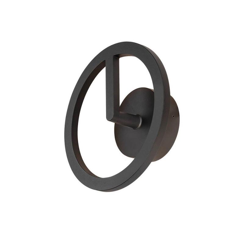 SLV 1007918 Q-RING Außen Wandleuchte dimmbar schwarz 3000K IP65