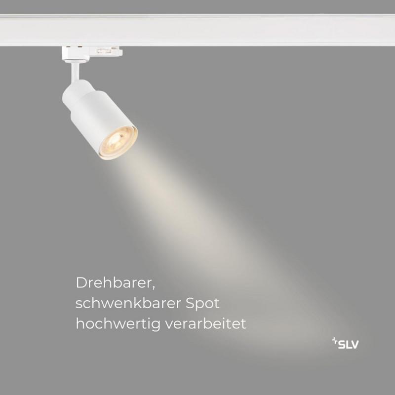 SLV 1008268 PURI 2.0 Tube, 3~ Spot, GU10, 1x max. 6 W, weiß