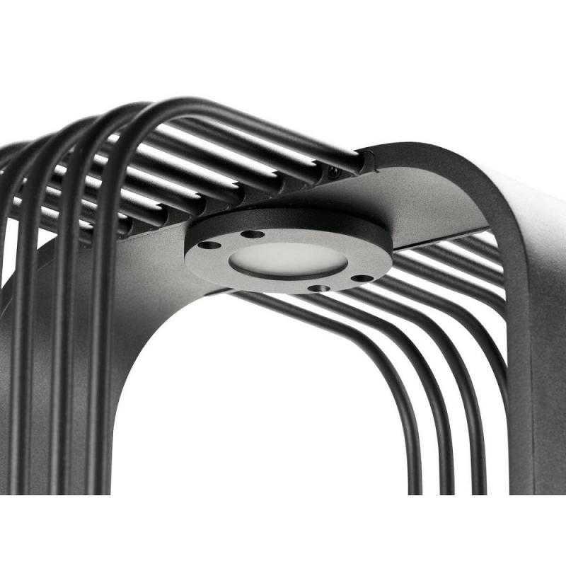 SLV 1008477 GRID CUBE, Stehleuchte, 2700 K, IP65, schwarz