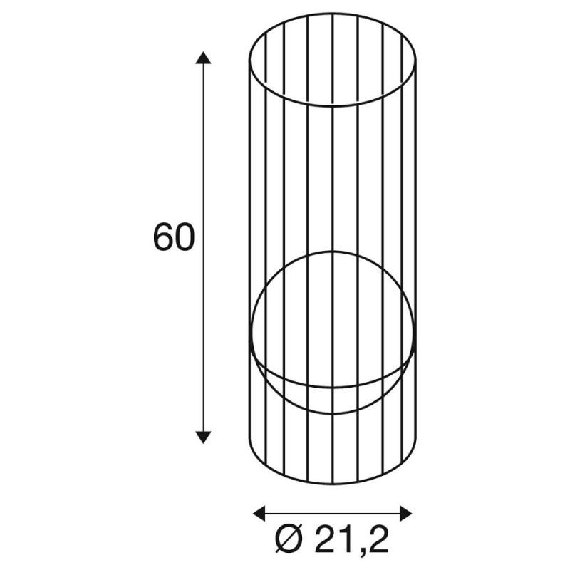 SLV 1008476 GRID SUN, Outdoor Stehleuchte, 2700K, IP44/IP65, schwarz / milchig
