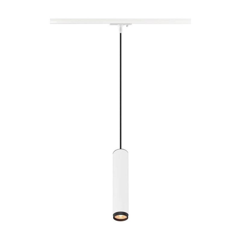 SLV 1008469 GRIP! L, 1~ Pendelleuchte, GU10, Pendellänge 200 cm, 1x max. 6 W, weiß / schwarz