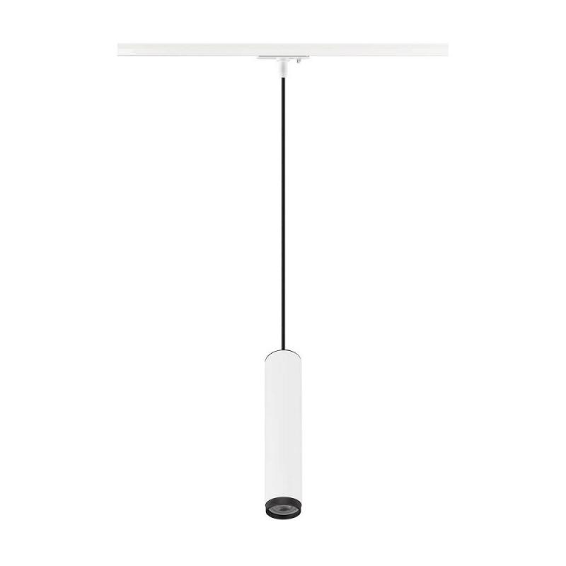 SLV 1008469 GRIP! L, 1~ Pendelleuchte, GU10, Pendellänge 200 cm, 1x max. 6 W, weiß / schwarz