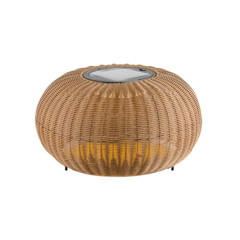 SLV 1008389 ADEGAN, Outdoor Stehleuchte, flat, Solar, 2200 K, IP65, braun