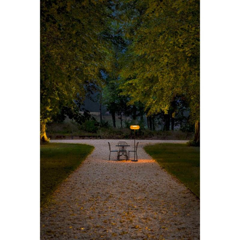 SLV 1008387 ADEGAN, Outdoor Stehleuchte, Solar, 2200 K, IP65, braun