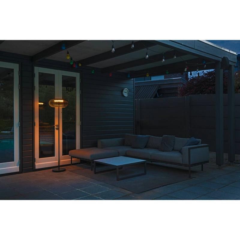 SLV 1008386 ADEGAN, Outdoor Stehleuchte, Solar, 2200 K, IP65, schwarz