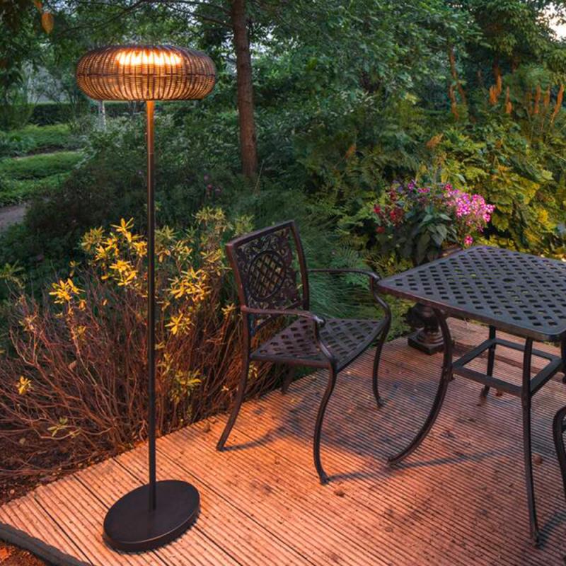 SLV 1008386 ADEGAN, Outdoor Stehleuchte, Solar, 2200 K, IP65, schwarz