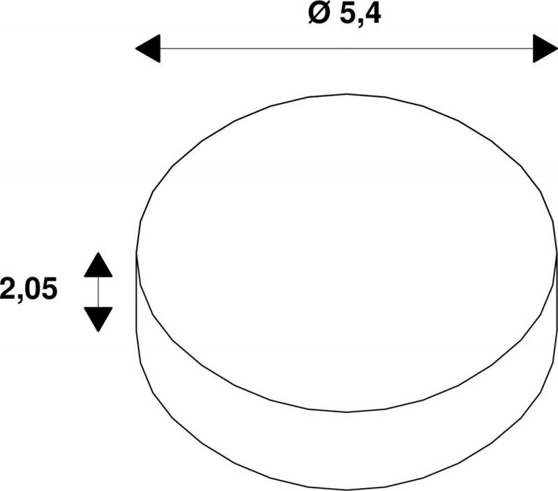 SLV 1008496 GRIP! L, Dekoring, weiß