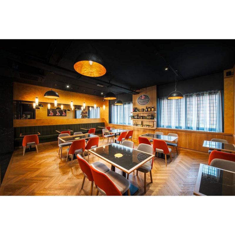 SLV 1008538 FORCHINI 70, Pendelleuchte, E27, Pendellänge 150 cm, 1x max. 40 W, matt schwarz / matt gold