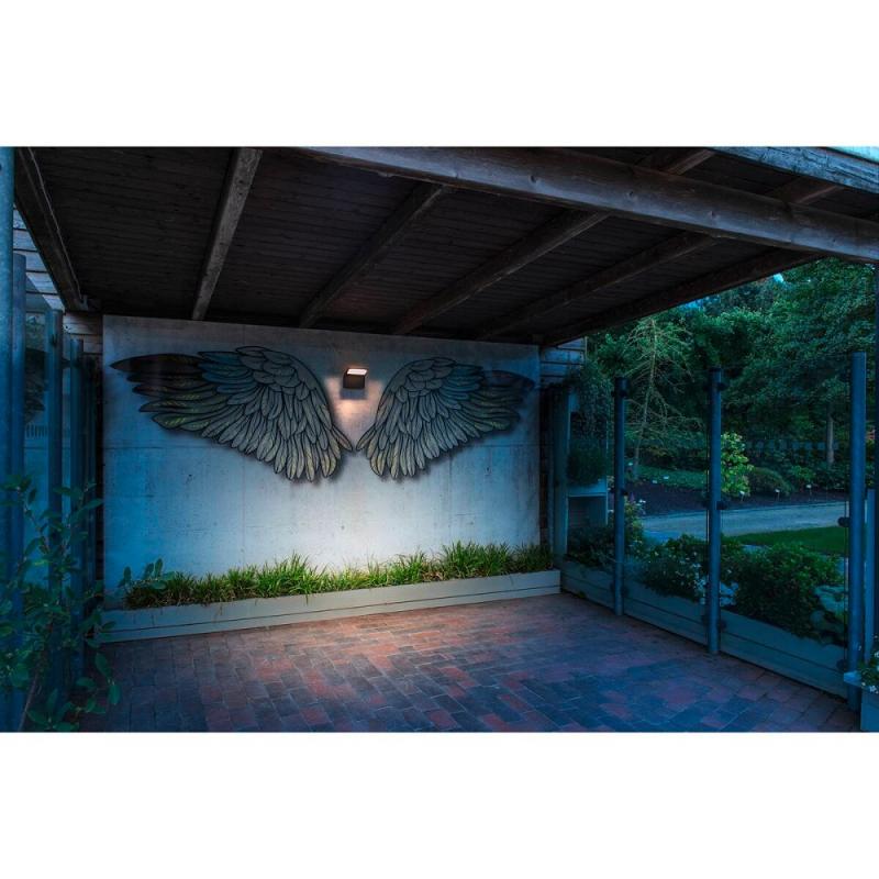 SLV 1008721 ORDI II, WL, Wandaufbauleuchte, eckig, 2200/3000 K, IP65, schwarz