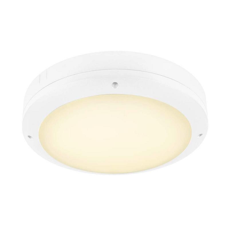 SLV 1008833 OUTDOOR BULKHEAD V 360, 20W 830/840/856 IP65 IK10 weiß