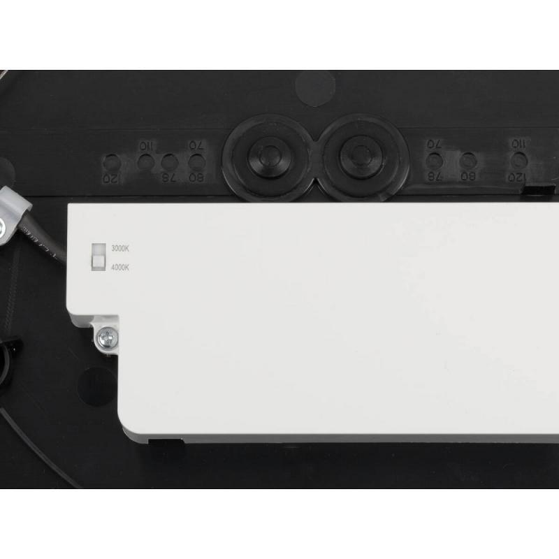 SLV 1008918 DECONA 30, CL, PHASE, Deckenaufbauleuchte, rund, 3000/4000K, 17 W, schwarz