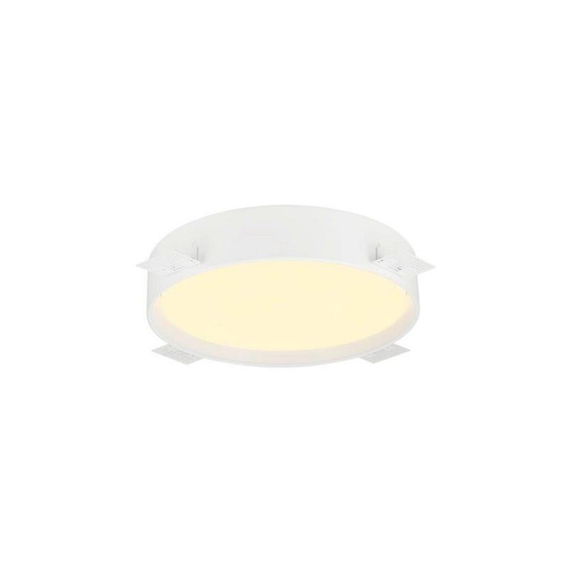 SLV 1008917 DECONA 30, CL, PHASE, Deckenaufbauleuchte, rund, 3000/4000K, 17 W, weiß