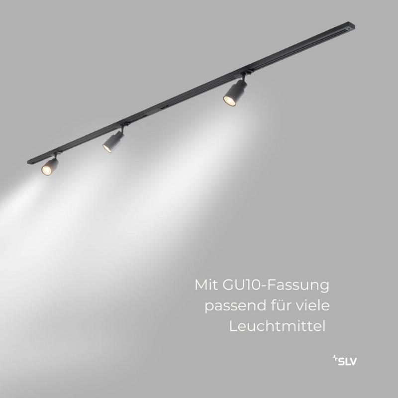 SLV 1008903 PURI 2.0, 1Ph., Triple Track Set, QPAR51, schwarz