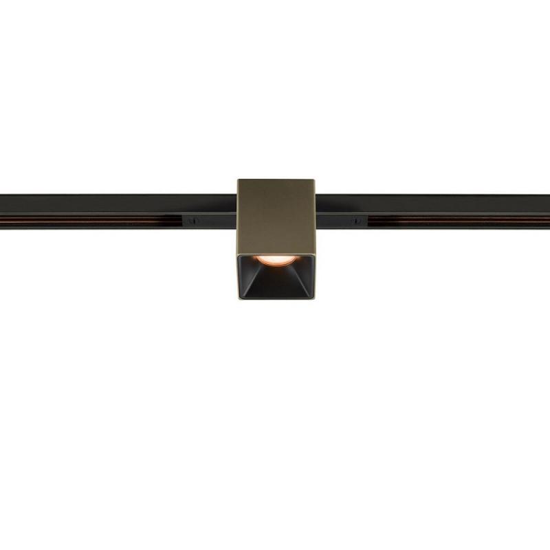 SLV 1008980 FIX-IT!, 48V, DALI, eckig, Standard track, Spot, 2000-3000K, 7.4 W, 36°, bronze / schwarz