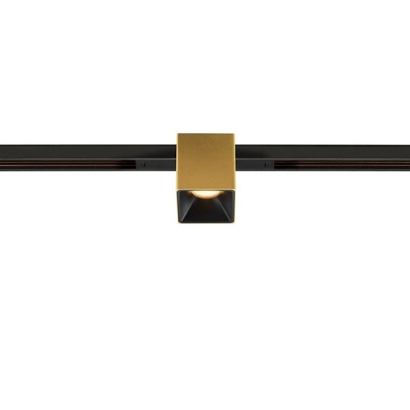 SLV 1008979 FIX-IT!, 48V, DALI, eckig, Standard track, Spot, 2000-3000K, 7.4 W, 36°, gold / schwarz