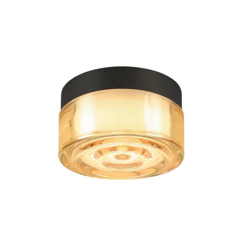 SLV 1008941 CYFT WAVE Wand und Deckenleuchte 6,5W 2700 3000 4000K IP65 schwarz amber