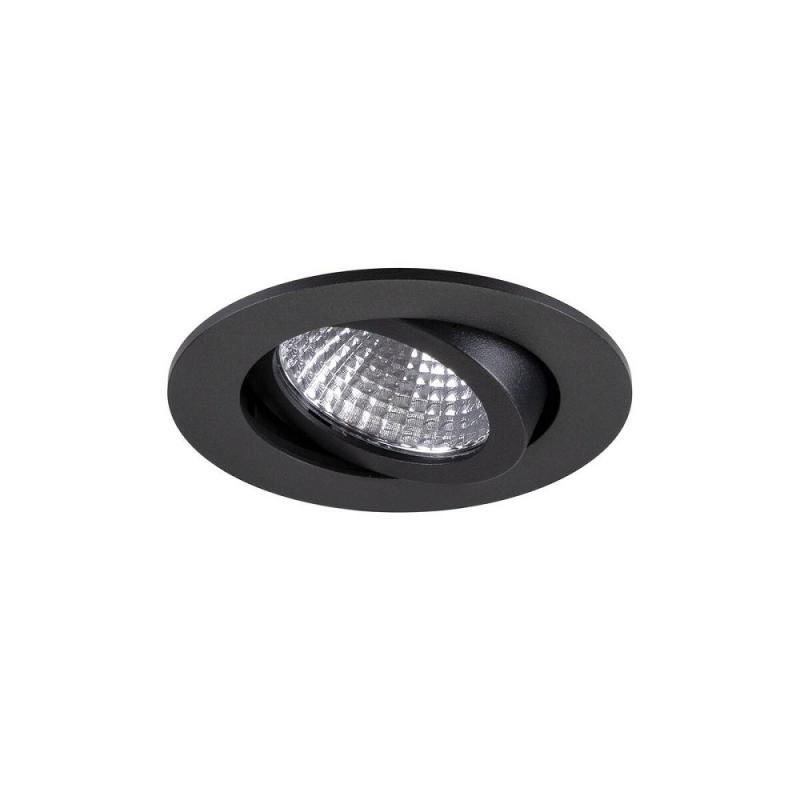 SLV 1009021 NEW TRIA® 68 Deckeneinbauleuchte rund 7,5W 2700K schwarz PHASE AIRTIGHT