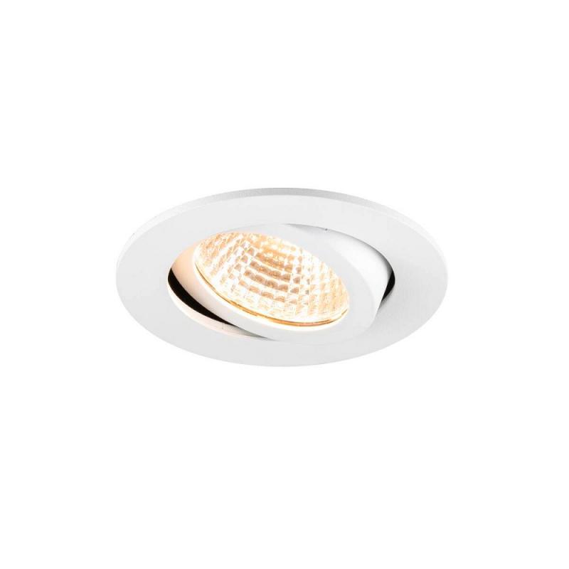 SLV 1009020 NEW TRIA® 68 Deckeneinbauleuchte rund 7,5W 2700K weiß PHASE AIRTIGHT