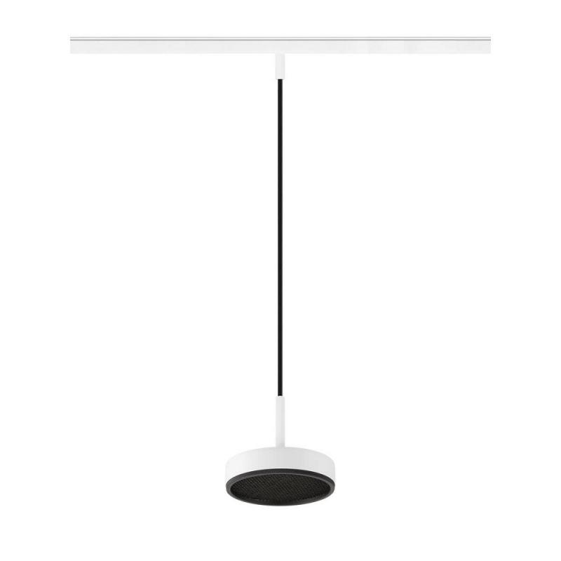 SLV 1009019 GRIP! FLAT 48V Pendelleuchte DALI 2700/3000K weiß/schwarz – moderne LED Pendelleuchte für 48V System