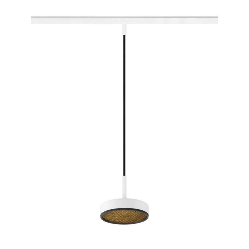 SLV 1009019 GRIP! FLAT 48V Pendelleuchte DALI 2700/3000K weiß/schwarz – moderne LED Pendelleuchte für 48V System