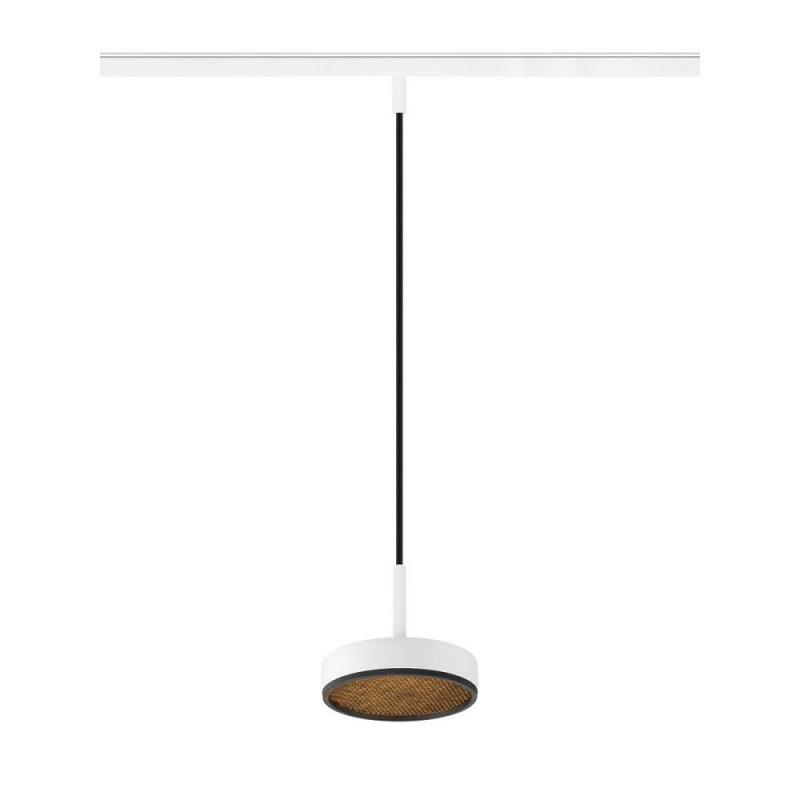 SLV 1009019 GRIP! FLAT 48V Pendelleuchte DALI 2700/3000K weiß/schwarz – moderne LED Pendelleuchte für 48V System