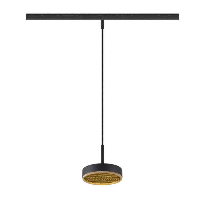 SLV 1009018 GRIP! FLAT 48V Pendelleuchte DALI 2700/3000K schwarz/schwarz – moderne LED Pendelleuchte für 48V System