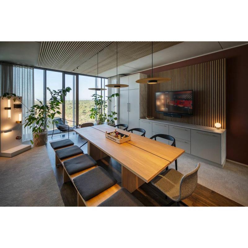 SLV 1009018 GRIP! FLAT 48V Pendelleuchte DALI 2700/3000K schwarz/schwarz – moderne LED Pendelleuchte für 48V System