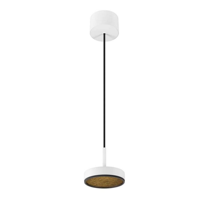 SLV 1009015 GRIP! FLAT Pendelleuchte PHASE 2700/3000K weiß/schwarz – moderne LED Pendelleuchte mit CCT Switch