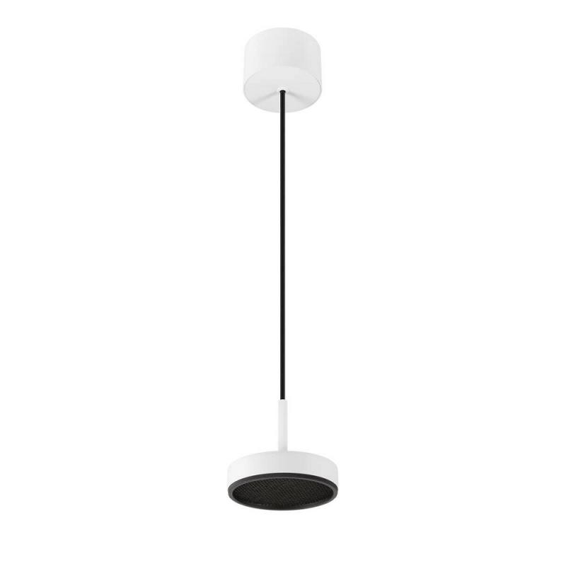 SLV 1009015 GRIP! FLAT Pendelleuchte PHASE 2700/3000K weiß/schwarz – moderne LED Pendelleuchte mit CCT Switch