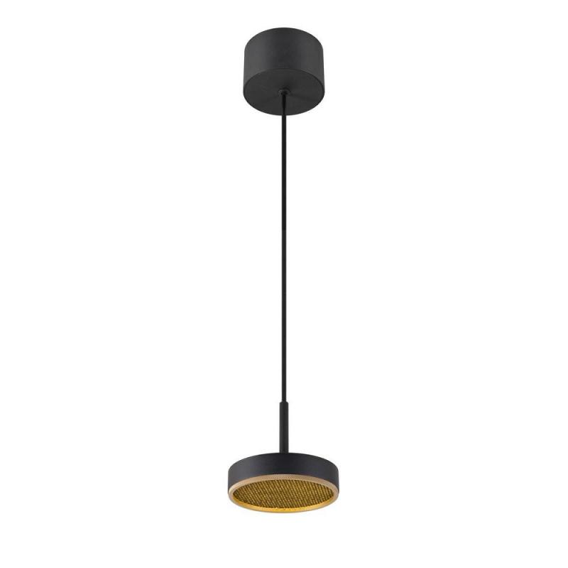 SLV 1009014 GRIP! FLAT Pendelleuchte PHASE 2700/3000K schwarz/gold – moderne LED Pendelleuchte mit CCT Switch
