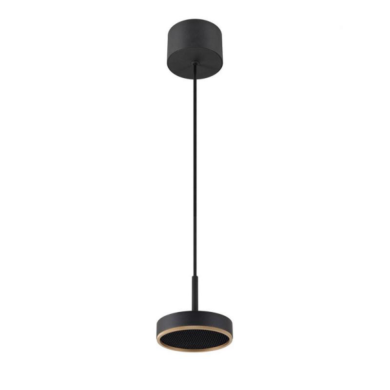 SLV 1009014 GRIP! FLAT Pendelleuchte PHASE 2700/3000K schwarz/gold – moderne LED Pendelleuchte mit CCT Switch