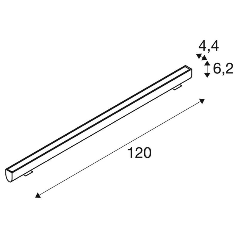 SLV 1009108 GALEN PRO 120 Wandstrahler LED 3000K Anthrazit DALI 2