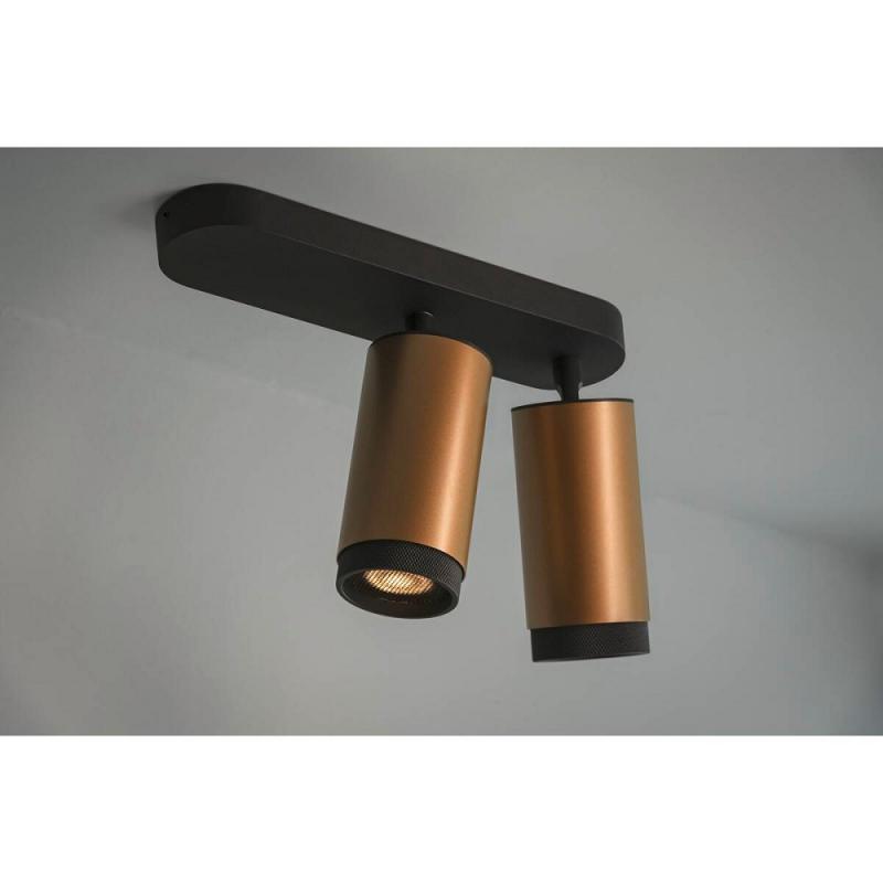 SLV 1009099 GRIP! L Deckenstrahler GU10 Gold/Schwarz