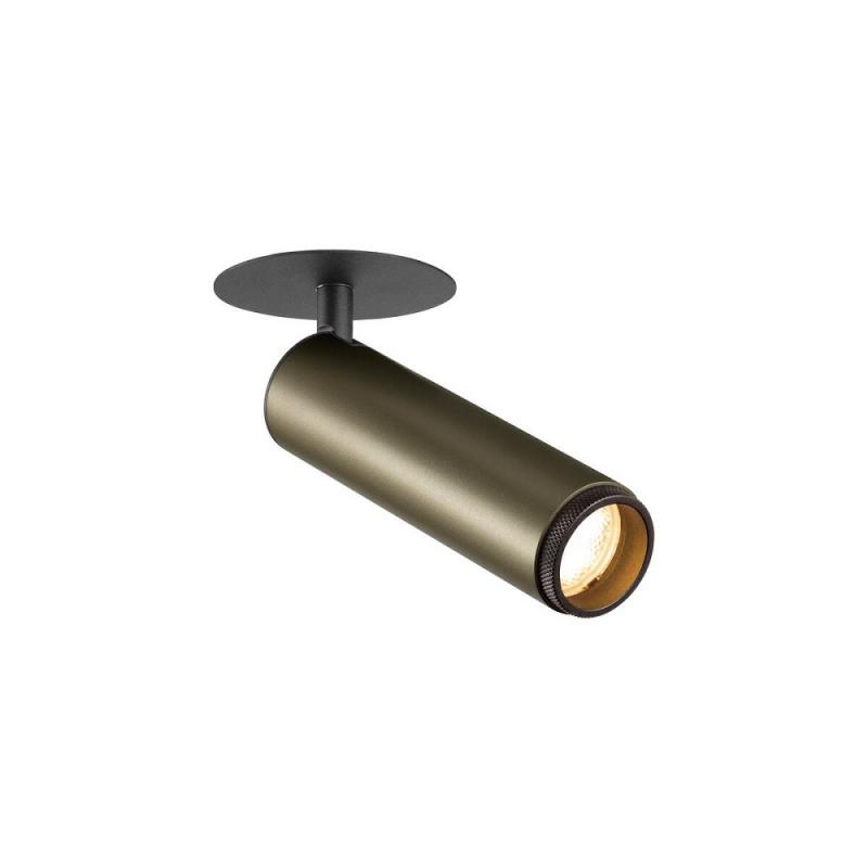 SLV 1009089 GRIP! M Deckeneinbauleuchte PHASE 3000 K 42° IP20 bronze/schwarz