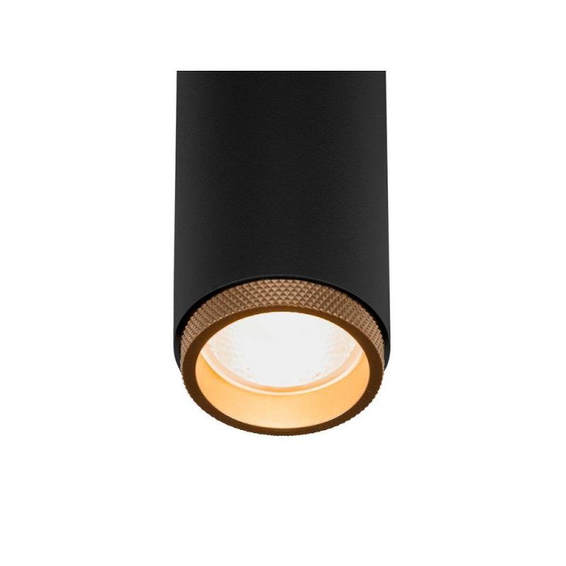 SLV 1009086 GRIP M LED Deckeneinbauleuchte 14W 2700K Schwarz Gold 42° CRI90 dimmbar modernes Design