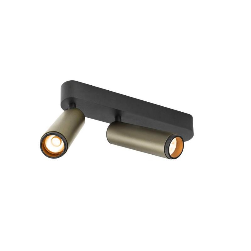 SLV 1009080 GRIP M LED Deckenaufbauleuchte 28W 2700K Bronze Schwarz dimmbar 42 Grad CRI90 modernes Design