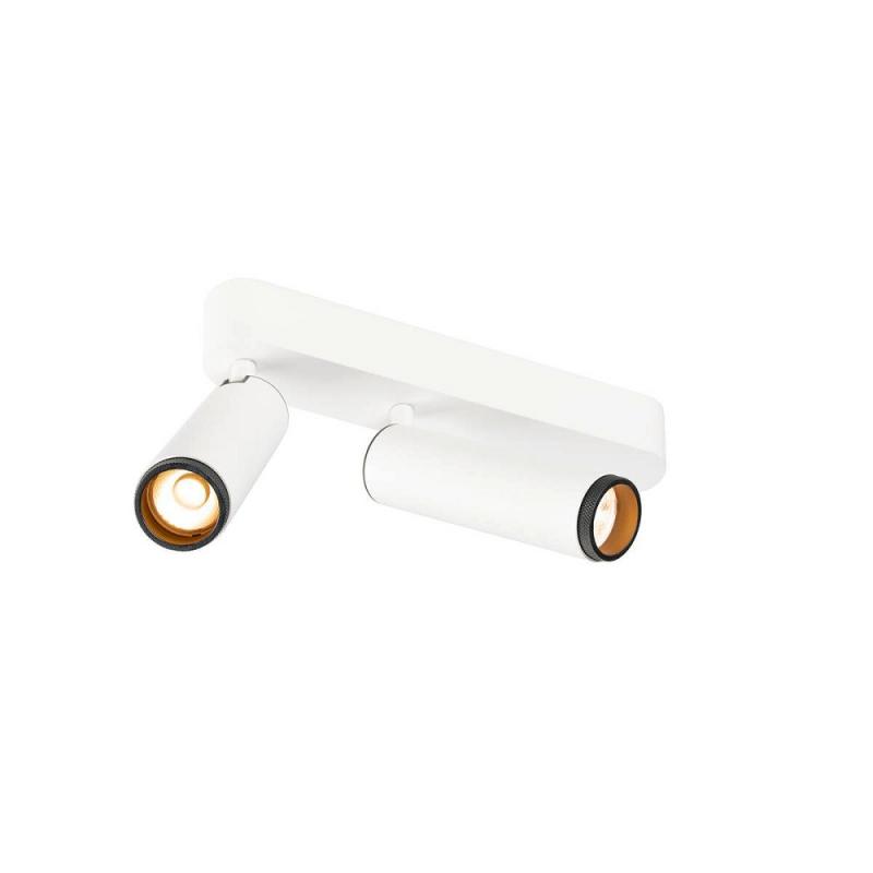 SLV 1009076 GRIP M LED Deckenaufbauleuchte 28W 2700K Weiß Schwarz dimmbar 42 Grad CRI90 modernes Design