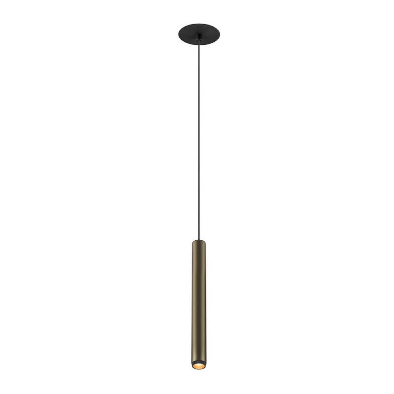 SLV 1009065 GRIP! S Einbau Pendelleuchte 3000K 10W 29° bronze/schwarz CRI90 IP20 dimmbar - Einbaudurchmesser 6,8 cm