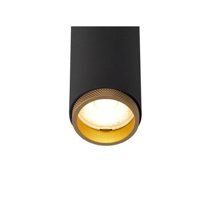 SLV 1009055 GRIP! S Deckeneinbauleuchte 10W 3000K 29° CRI90 Ø 6,8 cm dimmbar schwarz/gold