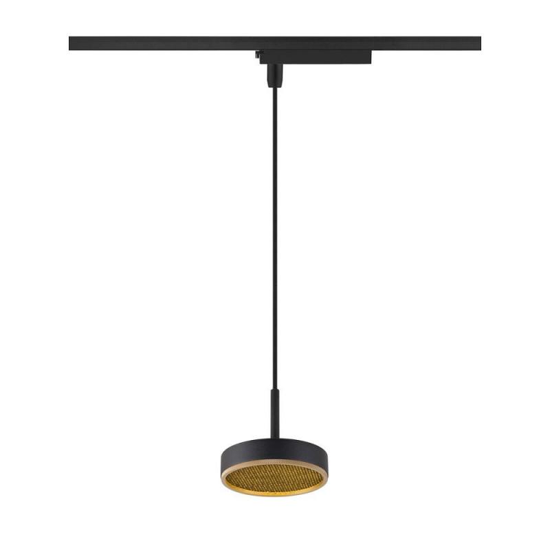 SLV GRIP! FLAT 1009133 – 1~ Pendelleuchte schwarz/gold 2700/3000K CRI90 200 cm dimmbar