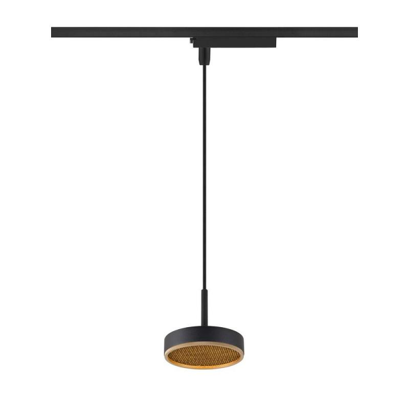 SLV GRIP! FLAT 1009133 – 1~ Pendelleuchte schwarz/gold 2700/3000K CRI90 200 cm dimmbar