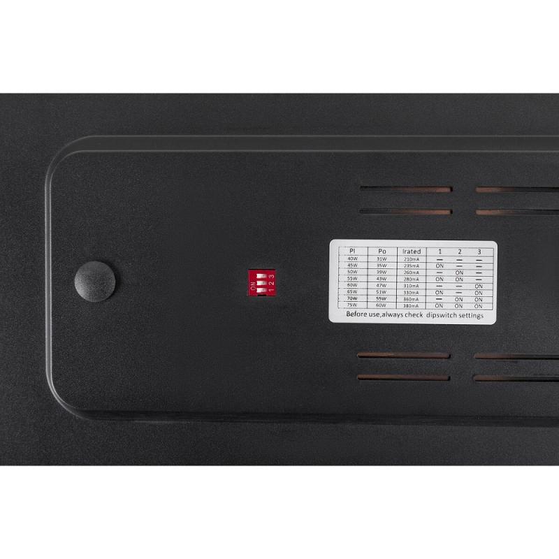 SLV 1009148 SIGHT PANEL 3~ Spot rechteckig 38W 4000K schwarz 70° CRI90 IP20