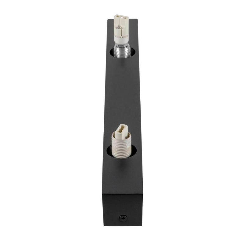 SLV 1009145 SUN WL DOUBLE G9 Wandaufbauleuchte schwarz IP20