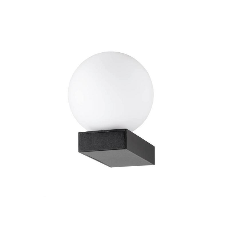 SLV 1009144 SUN WL UP G9 Wandaufbauleuchte schwarz rund IP20